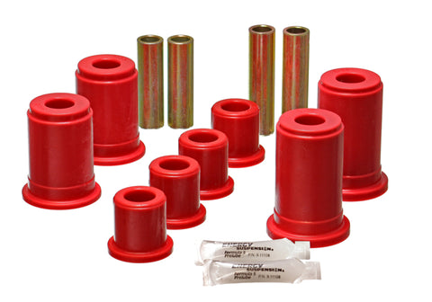 Energy Suspension GM Front Control Arm Set - Red - 3.3186R