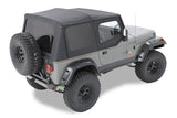 Bestop A-Top For OEM - Jeep 87 Wrangler YJ Replace (Black Crush Clear Windows Door Skins Included) - 51119-01