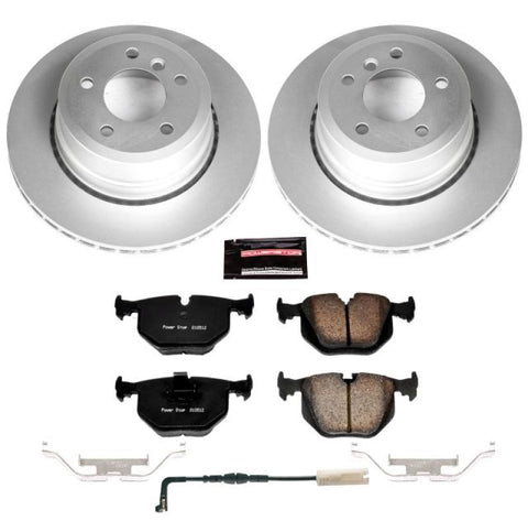 Power Stop 06-07 BMW 530xi Rear Z23 Evolution Sport Coated Brake Kit - CRK5492