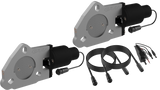 QTP 2.5in Bolt-On QTEC Dual Electric Cutout Valves - Pair - QTEC50