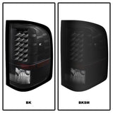 xTune Chevy Silverado 07-13 LED Tail Lights Black Smoke ALT-JH-CS07-LED-BKSM - 5077493