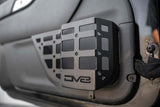 DV8 Offroad 11-18 Jeep Wrangler JK Front Door Pocket Molle Panels - MPJK-05