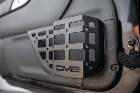 DV8 Offroad 11-18 Jeep Wrangler JK Front Door Pocket Molle Panels - MPJK-05
