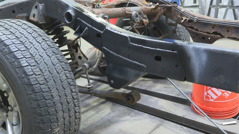 Rust Buster 1996-2002 Toyota 4Runner Mid-Rear Frame Repair Kit With C/A Mount - Right - RB8412R