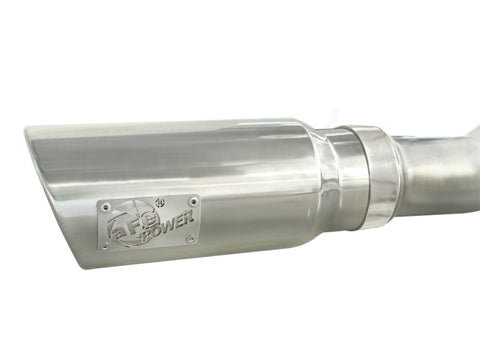 aFe MACHForce XP Exhausts 3inSS Dual Side Exit Cat-Back 11-14 Ford F150 Ecoboost V6-3.5L (TT) - 49-43056-P