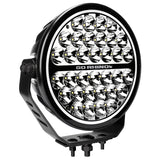 Go Rhino Xplor Blackout Series Round Single LED Spot Light Kit w/DRL (Surface Mount) 9in. - Blk - 751700911SRS