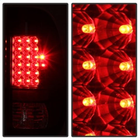 xTune Ford Super Duty 08-15 LED Tail Lights Black ALT-JH-FS08-LED-BK - 9027680