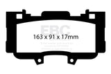 EBC Racing 2015 Ford Mustang 2.3L RP-1 Race Front Brake Pads - DP83042RP1