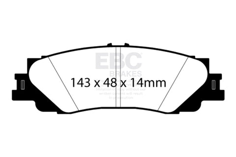 EBC 2024+ Lexus GX550 3.4TT Bluestuff Rear Brake Pads - DP52461NDX