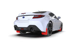 Rally Armor 2022+ Subaru BRZ / 2022+ Toyota GR86 Red UR Mud Flap w/ White Logo - MF99-UR-RD-WH