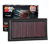 K&N 2017 Subaru BRZ H4-2.0L F/I Replacement Drop In Air Filter - 33-5060