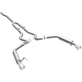 MagnaFlow Cat-Back 15-16 Ford Mustang 2.3L L4 Competition SS 3in Dual Split Rear 4.5in Black Tips - 19256