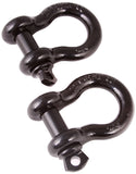 Rugged Ridge Black 1in D-Shackles - 11235.06