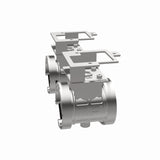 MagnaFlow 2018 Ford Mustang V8-5.0LGAS Exhaust Acc - 2.5in ID/OD - 304SS - Integrated V-Band Flanges - 10805
