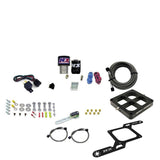 Nitrous Express Single Entry Crossbar RNC .178 4150 Flange Nitrous Kit (250-650HP) w/No Bottle - 63970-00