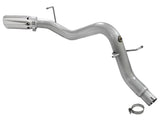 aFe LARGE BORE HD 3.5in DPF-Back Alum Exhaust w/Polished Tip 2016 GM Colorado/Canyon 2.8L (td) - 49-04064-P