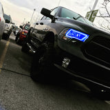 Oracle Dodge Ram Sport 09-18 LED Headlight Halo Kit - ColorSHIFT w/ 2.0 Controller - 2250-333