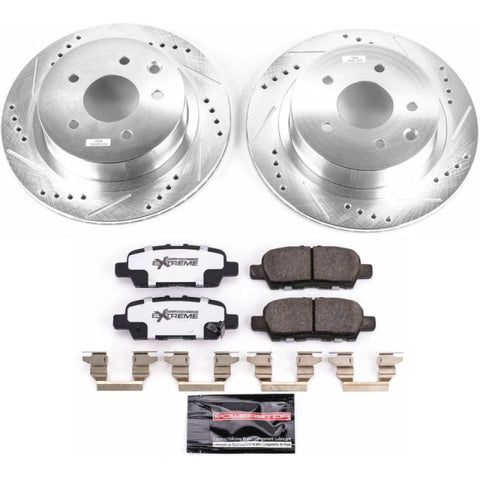 Power Stop 11-19 Nissan Leaf Rear Z26 Street Warrior Brake Kit - K6761-26