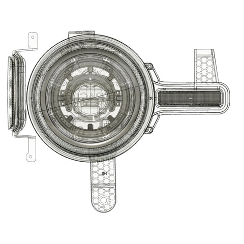 Oracle Ford Bronco 21+ Oculus Bi-LED Projector Headlights - 5886-001
