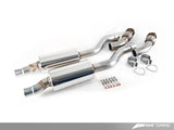 AWE Tuning Audi B8 / C7 3.0T Resonated Downpipes for S4 / S5 / A6 / A7 - 3215-11030