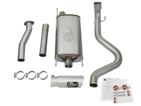 aFe MACHForce XP Cat-Back SS Exhaust w/ Polished Tips 16 Toyota Tacoma V6-3.5L - 49-46026-P