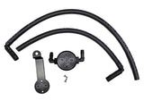 J&L 05-23 Toyota 4Runner 4.0L Driver Side Oil Separator 3.0 - Black Anodized - 3107D-B