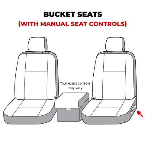 Covercraft 07-13 Toyota Tundra Polycotton SeatSaver Custom Front Row Seat Covers - Grey - SS2382PCGY