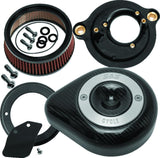 S&S Cycle 2017+ M8 Models Stealth Air Cleaner Kit w/ Carbon Fiber Cover - 170-0498B