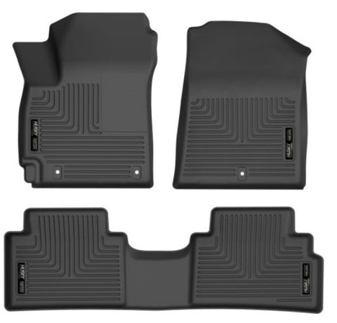 Husky Liners 20-21 Kia Soul Weatherbeater Series Front & 2nd Seat Floor Liners - Black - 95761
