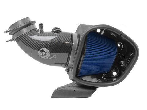 aFe 12-21 Jeep Grand Cherokee 6.4L Track Series Carbon Fiber Cold Air Intake System w/Pro 5R Filter - 57-10014R