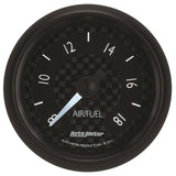 Autometer GT Series 52mm Full Sweep Electronic 8:1-18:1 AFR Wideband Air/Fuel Ratio Analog - 8070