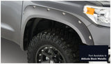 Bushwacker 16-18 Toyota Tundra Fleetside Pocket Style Flares 4pc - Midnight Black - 30918-43