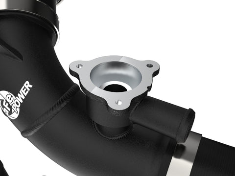 aFe 2022 Toyota Tundra V6-3.5L (tt) BladeRunner 2.5in Aluminum Hot Charge Pipe - Black - 46-20568-B