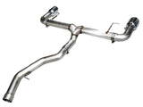 AWE Tuning 19-23 BMW 330i / 21-23 BMW 430i Base G2X Track Edition Axle-Back Exhaust - Chrome Silver - 3020-32429