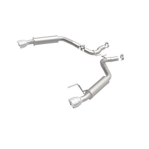 MagnaFlow Axle Back, SS, 2.5in, Competition, Dual Split Polish 4.5in Tip 2015 Ford Mustang Ecoboost - 19179