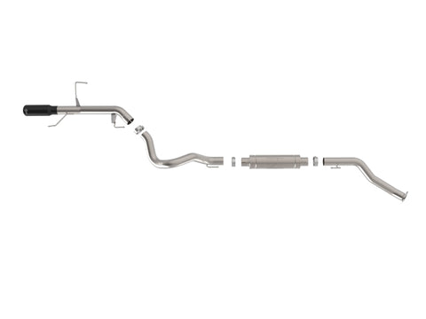 aFe 22-26 Toyota Land Cruiser (J300) Vulcan Series 3in Stainless Steel Exhaust System w/ Black Tip - 49-36064-B