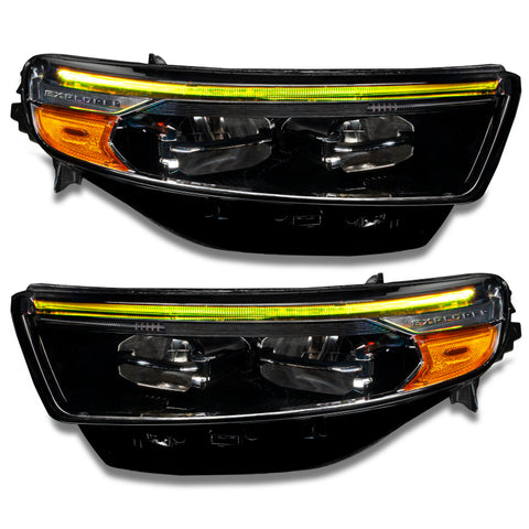 Oracle 20-22 Ford Explorer Dynamic RGB Headlight DRL Kit - ColorSHIFT - w/ RF Controller - 1472-330