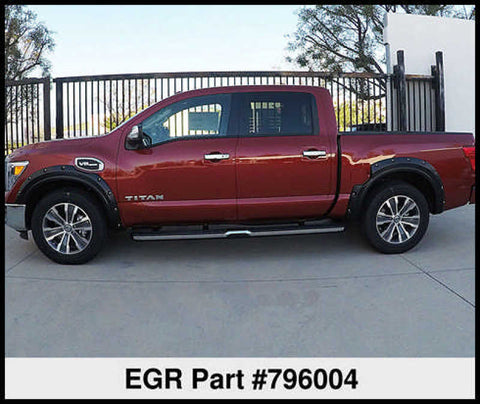 EGR 2017 Nissan Titan Bolt-On Look Fender Flares - Set - 796004