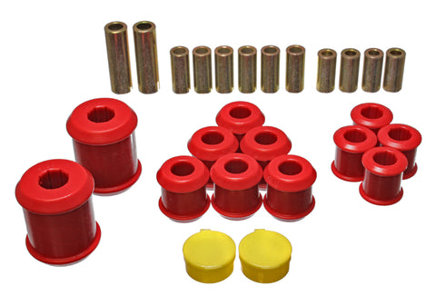 Energy Suspension 95-99 Mitsubishi Eclipse FWD/AWD Red Rear Control Arm Bushing Set - 5.3119R