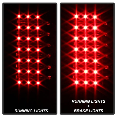 xTune Hummer H3 06-09 ( Non H3T ) LED Tail Lights Black ALT-ON-HH306-LED-BK - 5017697