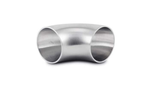 Vibrant 1.5in OD T304 SS 90 Deg Mandrel Bend Elbow (1.5in Centerline Radius) - 13302