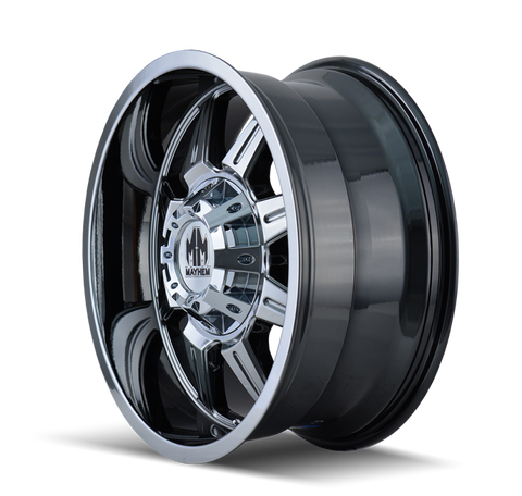 Mayhem 8100 Monstir 20x9 / 6x135 BP / 0mm Offset / 106mm Hub Chrome Wheel - 8100-2937C