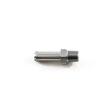 DeatschWerks 1/8in NPT Male Thread 5/16in Hose Barb - Anodized Matte Black - 6-02-0916-B