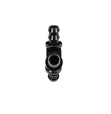 Fleece Performance 1/2in Black Anodized Aluminum Y Barbed Fitting (For -8 Pushlock Hose) - FPE-FIT-Y08-BLK