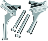 Kuryakyn Deluxe Neck Covers 95-07 Touring Models Chrome - 7866