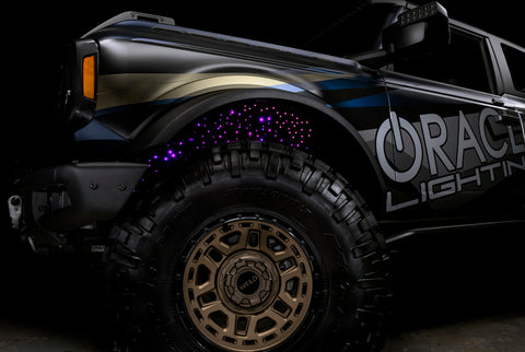 Oracle Lighting Fiber Optic Wheel Liner ColorSHIFT RGBW Kit-40W LED/600 Fibers - 5898-333