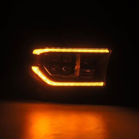 AlphaRex 07-13 Toyota Tundra / 08-17 Sequoia NOVA LED Proj HL Chrome w/Actv Light Seq. Sig + DRL - 880819