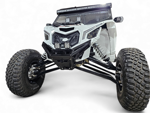 Elektric Offroad 2017+ Can Am X3 Maverick Billet Front Winch Bumper Anodized Black - FWB210035