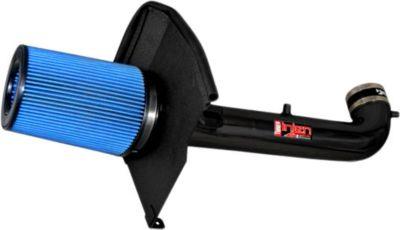 Injen 14 Chevy Silverado/GMC Sierra P/U 5.3L Wrinkle Black Short Ram Intake w/ MR Tech & Heat Shield - PF7064WB