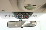 Autometer 99-04 Ford Super Duty / 03-07 Dodge Ram Black Dual Overhead Console Pod - 18016